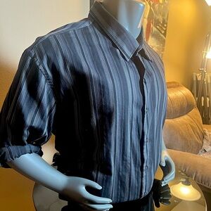 Van Heusen Men’s Long Sleeve Button Down Dress Shirt 3XL